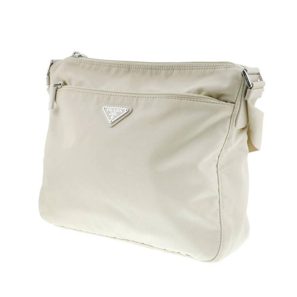 PRADA Shoulder Bag Messenger Beige AB - Picture 2 of 6